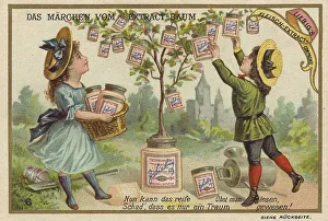 Colorful Symbolic Image Drucke: Now the ripe fruit can be read