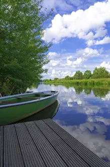 River Landscape Drucke: By the river