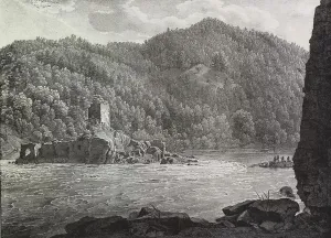 Danube River Austria Drucke: The river Danube in Lower Austria