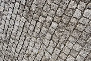 Cobblestone Street Photography Drucke: Road paving