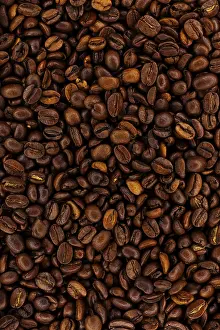 Coffee Beans Photography Drucke: Roasted coffee beans