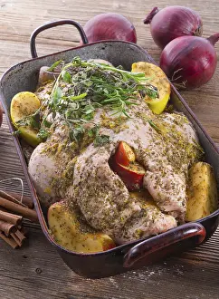 Drucke von Gekocheltes Entenfleisch Moschusente Drucke: Gekochelter Ente