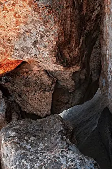 Erosion Landscape Photography Drucke: Rock abstract pattern formation
