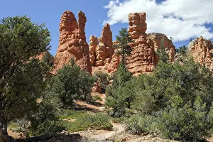 Natural Preserve Rock Formations Drucke: Rock formations created by erosion