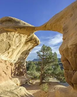 Natural Landmark In Utah USA Drucke: Rock formations in Devil's Garden