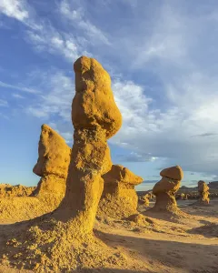 US Tourist Attraction Drucke: Rock formations in the evening light