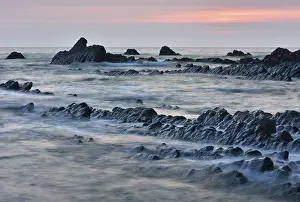Atlantic Coast Rock Formations Drucke: Rock formations, rocks in the ocean