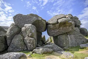 Uninhabited Rock Formations Europe Drucke: Rock windows at the Bonehill Rocks