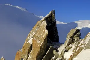 Close Up Rock Formation Drucke: Between rocks and ice