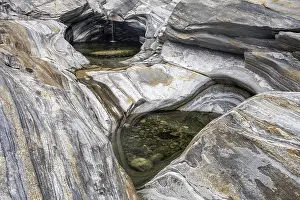 Verzasca River Landscape Drucke: Rocks, rock structures, Verzasca River