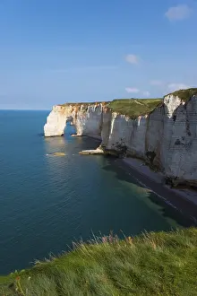 Steep Cliff Coastline Drucke: Rocky coast, cliffs, chalk cliffs