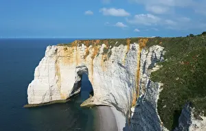 Chalk Cliffs Drucke: Rocky coast, cliffs, chalk cliffs