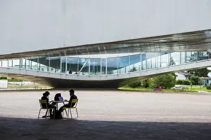 Lausanne Drucke: Rolex Learning Centre, Architekten SANAA
