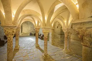 European Monastery Complex Drucke: Romanesque columns of the gallery