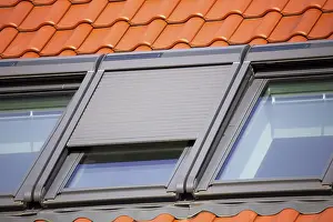 New Residential Building Design Drucke: Roof window with roller shutter