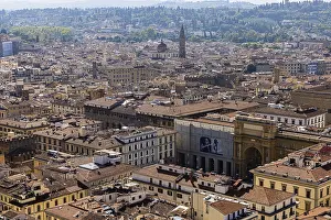 Tuscany Cityscape Photography Drucke: Above the rooftops of Florence