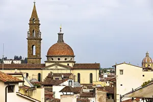 Empty Sacred Buildings Europe Drucke: Above the rooftops of Florence