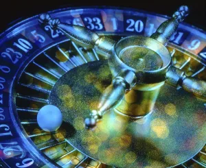 Deserted Casino Drucke: Roulette Turntable
