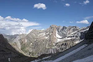 Drucke von Route der Besteigung zum Taillon, 3144 Meter, französische Pyrenäen, Frankreich Pyrenäen Drucke: Route der Besteigung zum Taillon