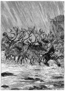 Drucke von Diese Route verursacht große Müdigkeit, antikes eingraviertes Illustration. Jules Verne Cesar Cascabel, 1890 Jules Verne Drucke: Diese Route verursacht große Müdigkeit.