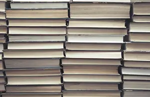 School Homework Help Drucke: Rows and columns of numerous books