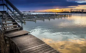 German Landscape Photography Drucke: Rust am See Sunrise in the bay