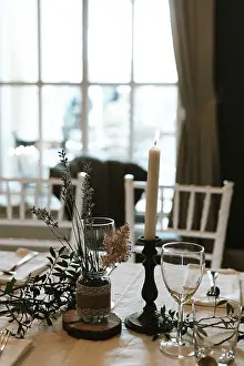 Ornate Table Setting Ideas Drucke: Rustic decoration elements of a wedding