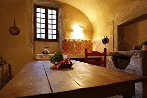 Fresh Vegetable Bowl Drucke: Rustic kitchen