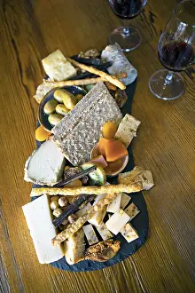 Turkish Food Photography Drucke: Rustic starter platter, Turkey