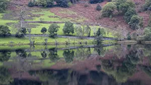 Cumbria England Landscape Drucke: Rydal Water, Reflection, Grasmere