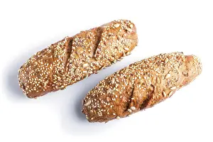 Sunflower Seed Bread Drucke: Rye bread with sunflower seeds