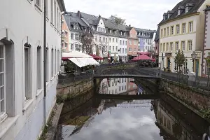 Historic Quarter No People Present Drucke: Saarburg