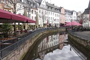 Deserted Old Town Streets Drucke: Saarburg