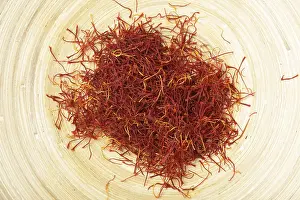 Food Photography Studio Background Drucke: Saffron strands