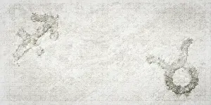 Drucke von Sagittarius und Taurus Kompatibilität, Retro Stier Drucke: Sagittarius und Taurus Kompatibilität, Retro.
