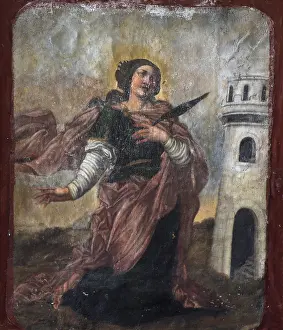 Saint Barbara Art Drucke: Saint Barbara