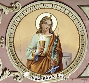 Roman Catholic Altar Room Drucke: Saint Barbara