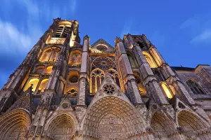 Historic Church Building Drucke: Saint-Etienne Cathedral, Bourges