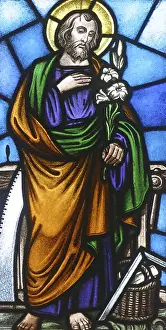 Gerahmter Druck : Heiliger Joseph Gerahmter Druck : Heiliger Joseph