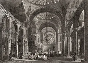 Venice Cathedral Drucke: Saint Mark's Basilica, Venice