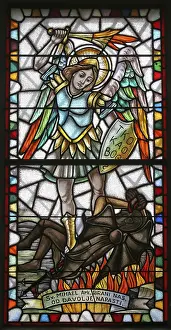 No People Religious Texts Drucke: Saint Michael