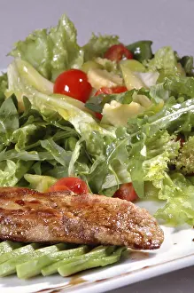 Tomato Salad Drucke: Salad with tomatoes