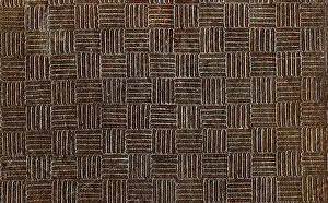 Deserted Metal Structure Drucke: Sameness Brown Metallic Texture for Background