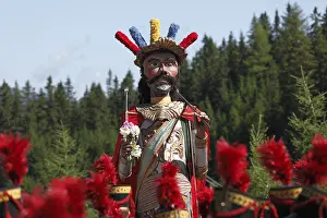 Austrian Cultural Heritage Drucke: Samson from St. Michael, Samson parade