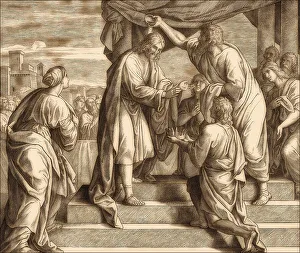 Middle Eastern Cultural Heritage Drucke: Samuel Anoints David, Old Testament
