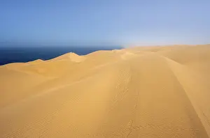 Impressive Desert Scenery Drucke: Sand dunes with wave patterns, dune sea