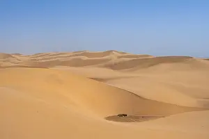 Namib Naukluft Park Drucke: Sand dunes with wave patterns, dune sea