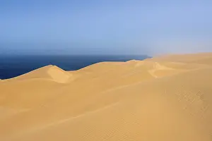 Natural Reserve Conservation Area Drucke: Sand dunes with wave patterns, dune sea
