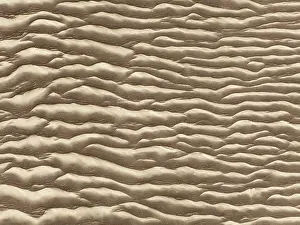 Barren Desert Landscape Africa Drucke: Sand patterns in the Namib Desert