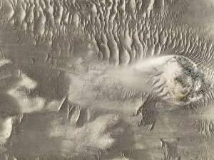 Skeleton Coast Aerial View Drucke: Sand patterns in the Namib Desert